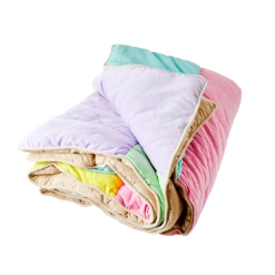 Novesta Sales Shop 11 Rice by Rice Soft Velvet Quilt with Stripes in, 140 x 220 cm