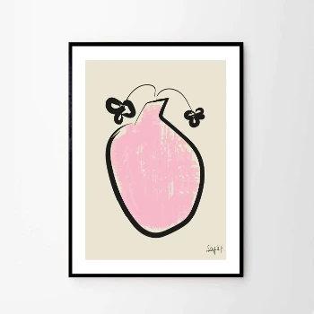 The Poster Club Sofia Freixas Pink Vase Print 30x40cm 7 The Poster Club Sofia Freixas Pink Vase Print 30x40cm