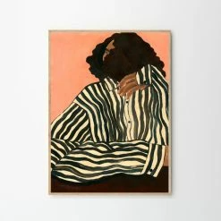 The Poster Club Hanna Peterson Serene Stripes Print - 30x40cm