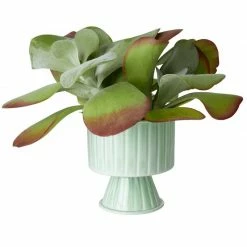 Rice by Rice Sage Green Flower Pot