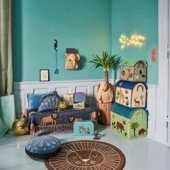 Rice by Rice Lion Face Rug