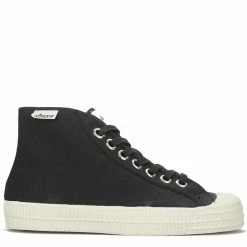 Novesta Star Dribble High Top Trainer In Black