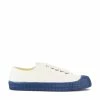 Novesta Star Master Colour Sole Plimsolls Sneakers (White/Navy)