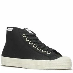Novesta Star Dribble High Top Trainer In Black