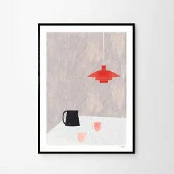 The Poster Club Ana Frois, Orange Pendant - 30x40cm